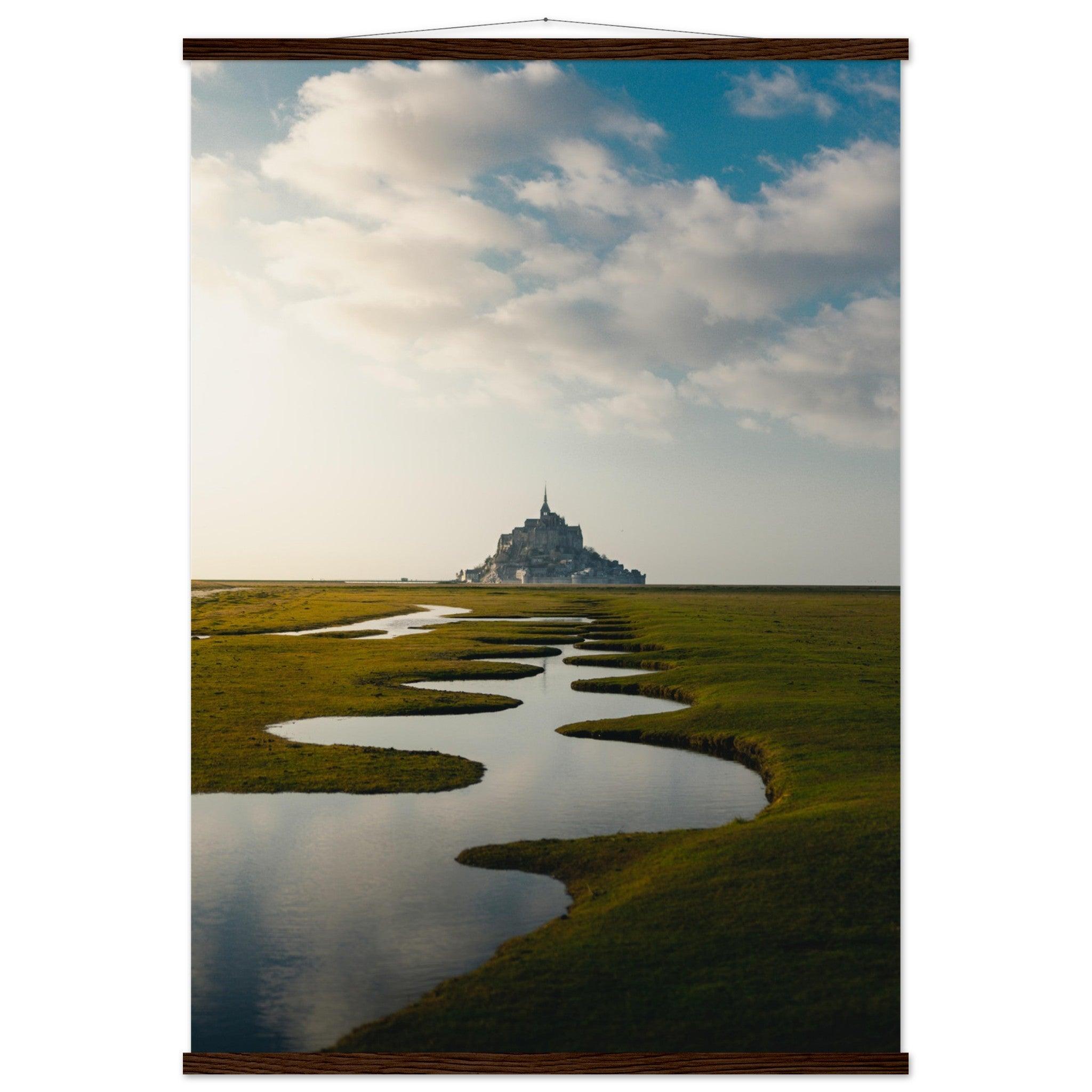 Mont Saint-Michel in der Normandie - Printree.ch Architektur, Foto, Fotografie, Frankreich, historisch, Insel, Kloster, Küste, Mittelalter, Mont Saint-Michel, Normandie, Reisen, Sehenswürdigkeit, UNESCO-Weltkulturerbe, unsplash