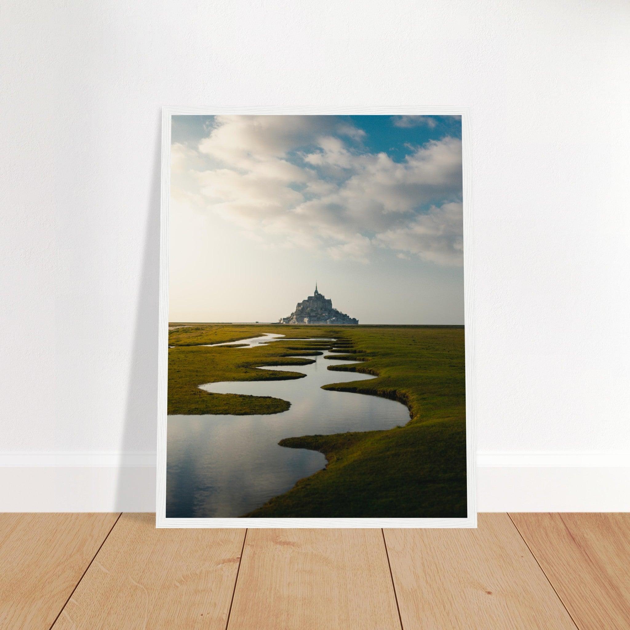 Mont Saint-Michel in der Normandie - Printree.ch Architektur, Foto, Fotografie, Frankreich, historisch, Insel, Kloster, Küste, Mittelalter, Mont Saint-Michel, Normandie, Reisen, Sehenswürdigkeit, UNESCO-Weltkulturerbe, unsplash