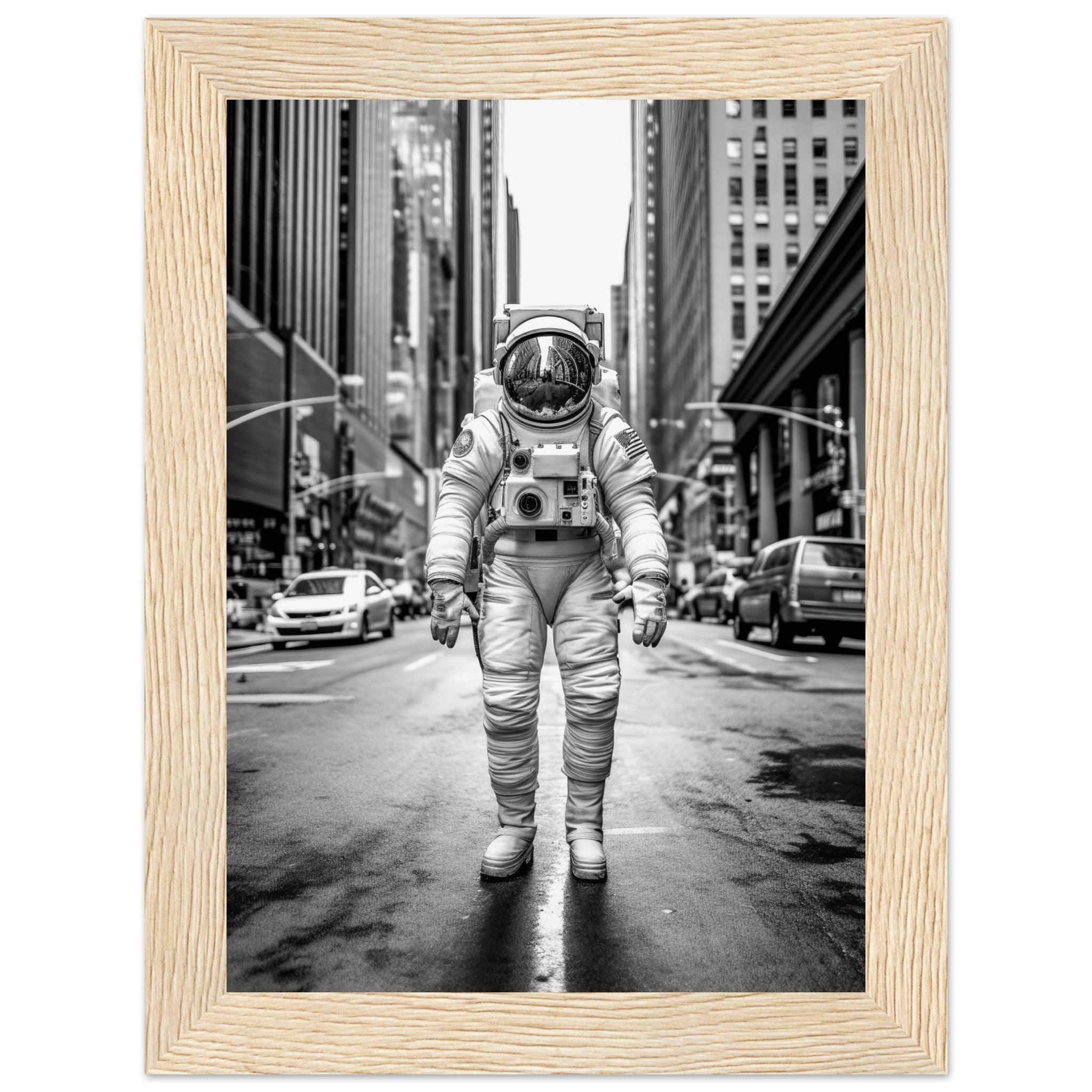 Astronaut 5th Avenue - Printree.ch AI, Andri Hofmann, Poster, Raumfahrt