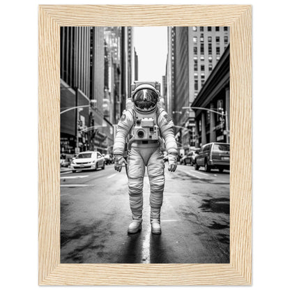 Astronaut 5th Avenue - Printree.ch AI, Andri Hofmann, Poster, Raumfahrt