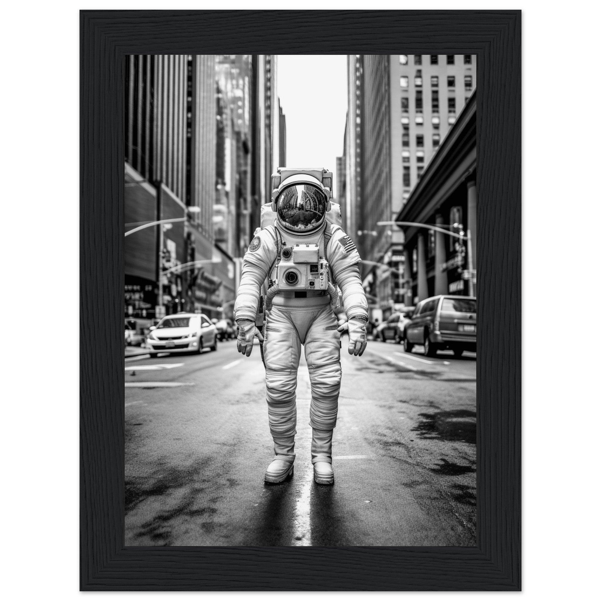 Astronaut 5th Avenue - Printree.ch AI, Andri Hofmann, Poster, Raumfahrt