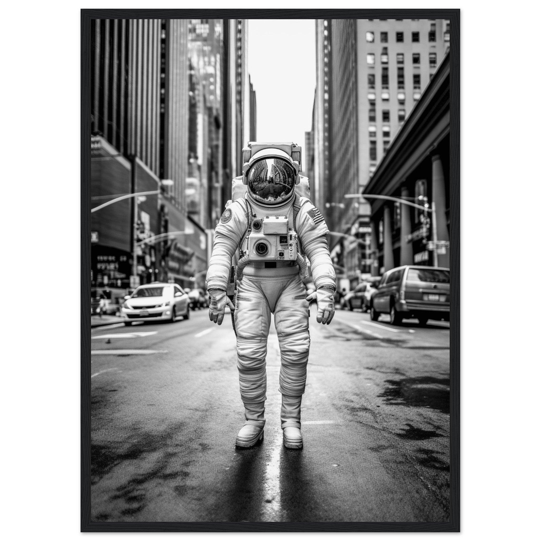 Astronaut 5th Avenue - Printree.ch AI, Andri Hofmann, Poster, Raumfahrt