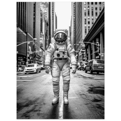 Astronaut 5th Avenue - Printree.ch AI, Andri Hofmann, Poster, Raumfahrt