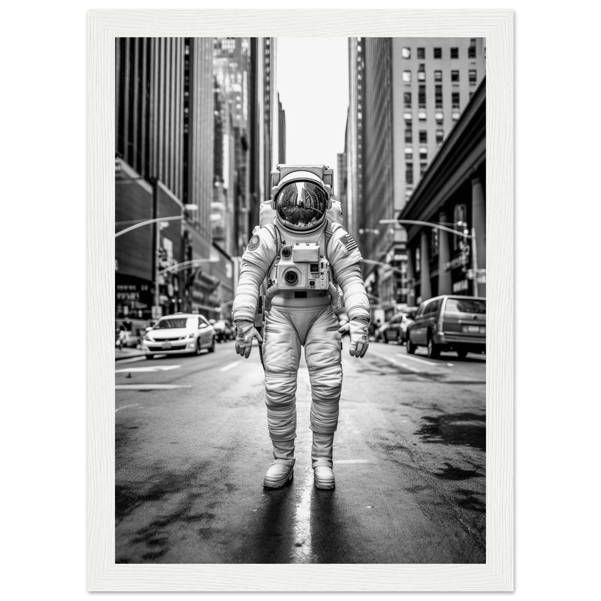 Astronaut 5th Avenue - Printree.ch AI, Andri Hofmann, Poster, Raumfahrt