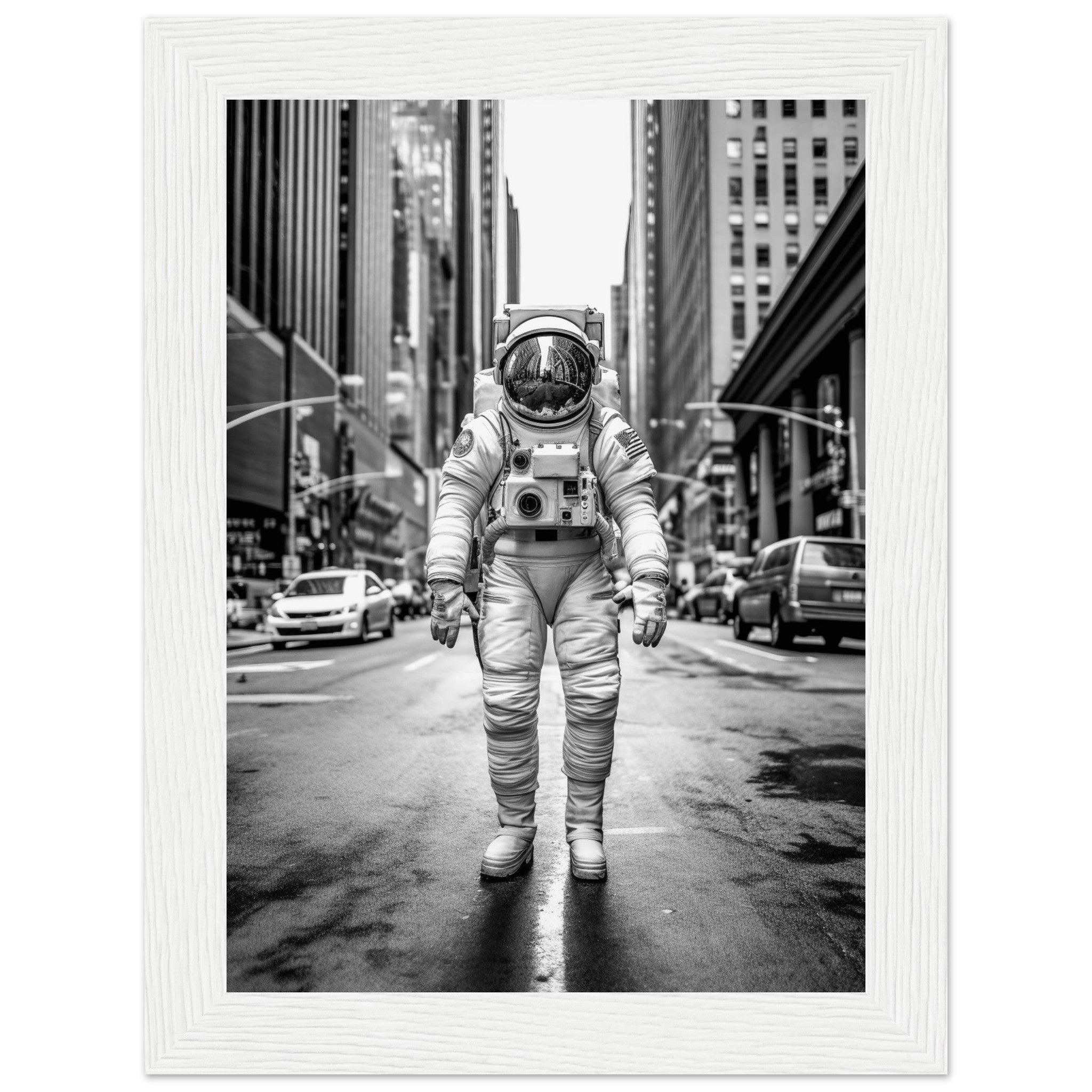 Astronaut 5th Avenue - Printree.ch AI, Andri Hofmann, Poster, Raumfahrt