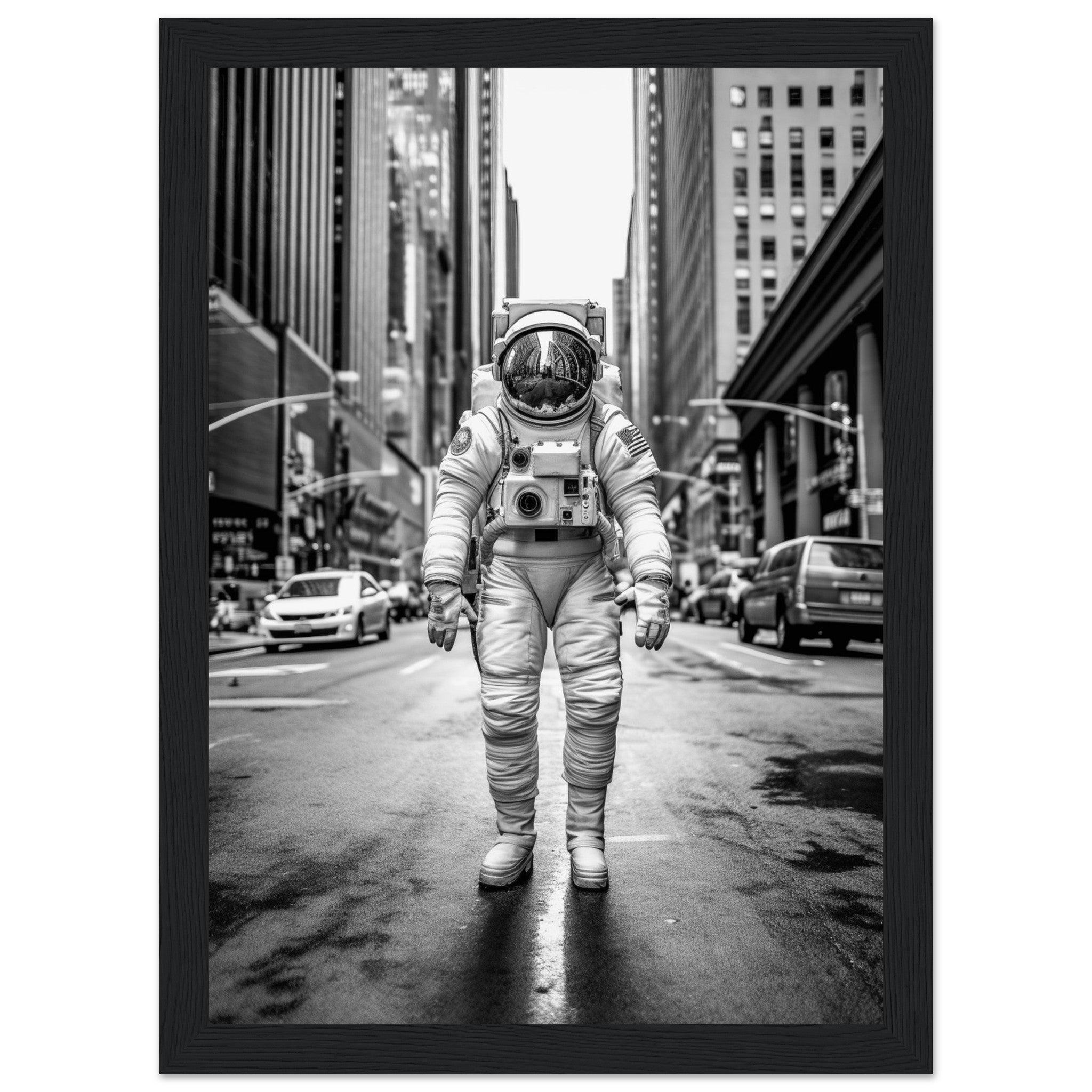 Astronaut 5th Avenue - Printree.ch AI, Andri Hofmann, Poster, Raumfahrt