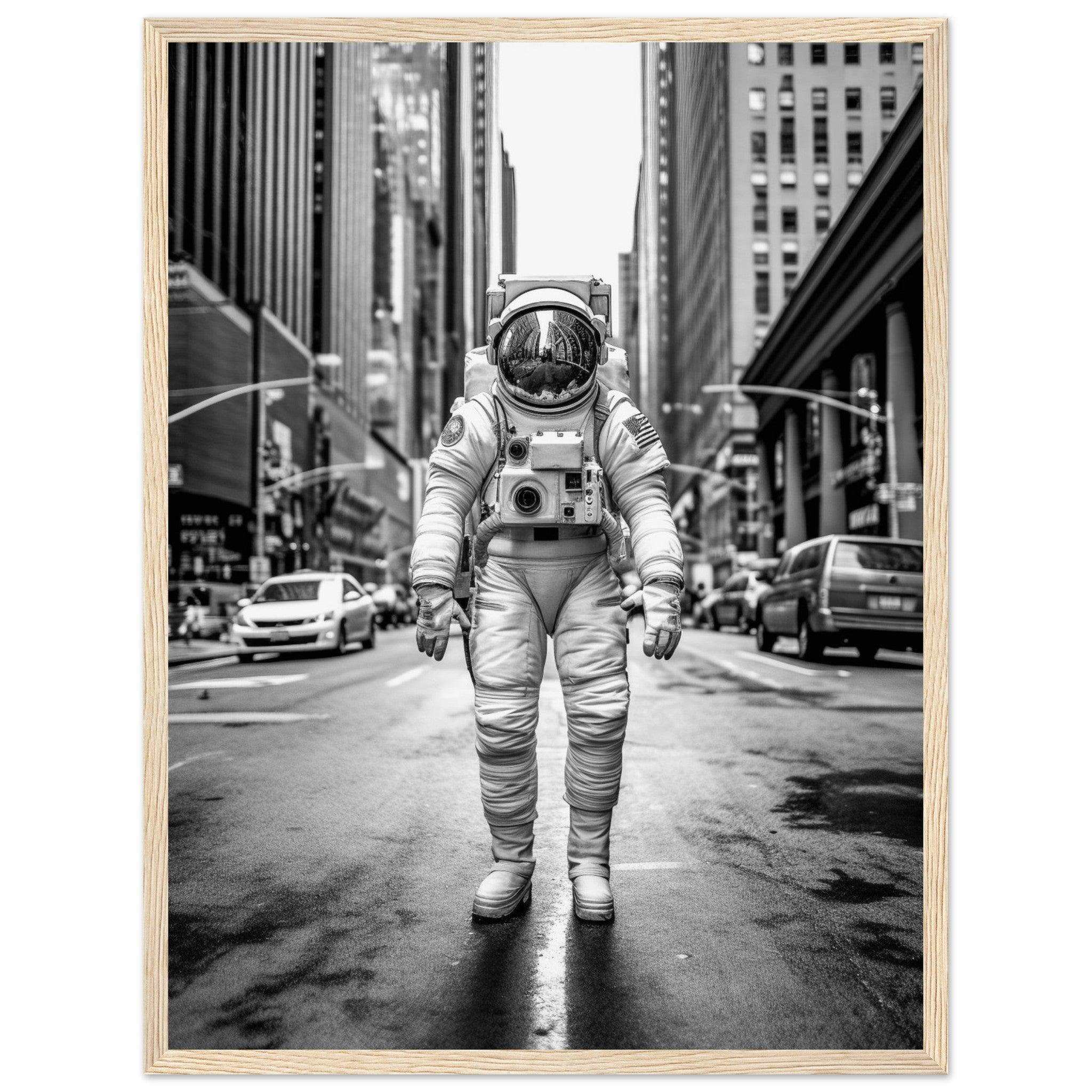 Astronaut 5th Avenue - Printree.ch AI, Andri Hofmann, Poster, Raumfahrt