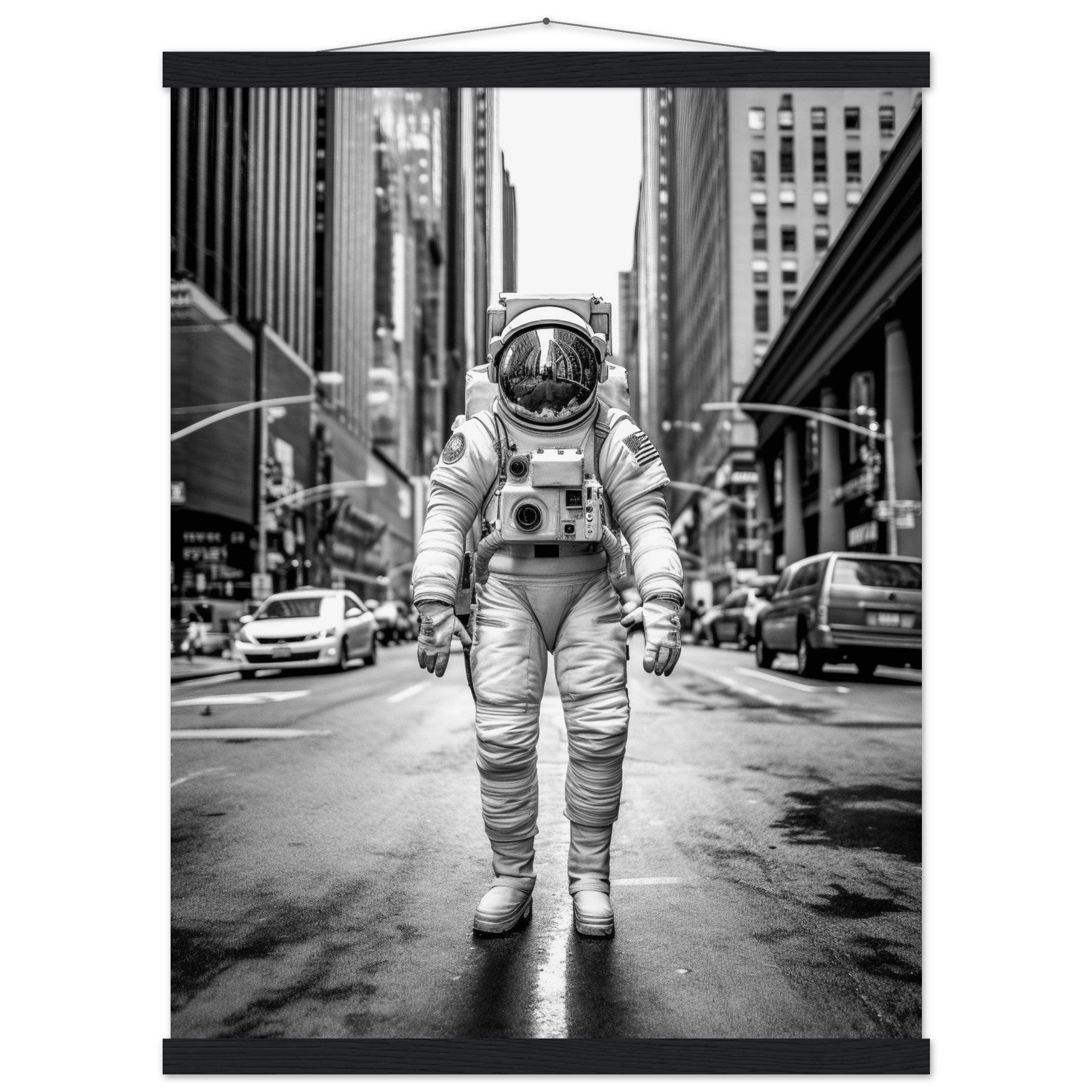 Astronaut 5th Avenue - Printree.ch AI, Andri Hofmann, Poster, Raumfahrt