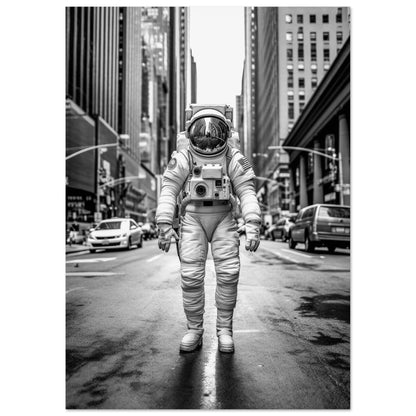 Astronaut 5th Avenue - Printree.ch AI, Andri Hofmann, Poster, Raumfahrt