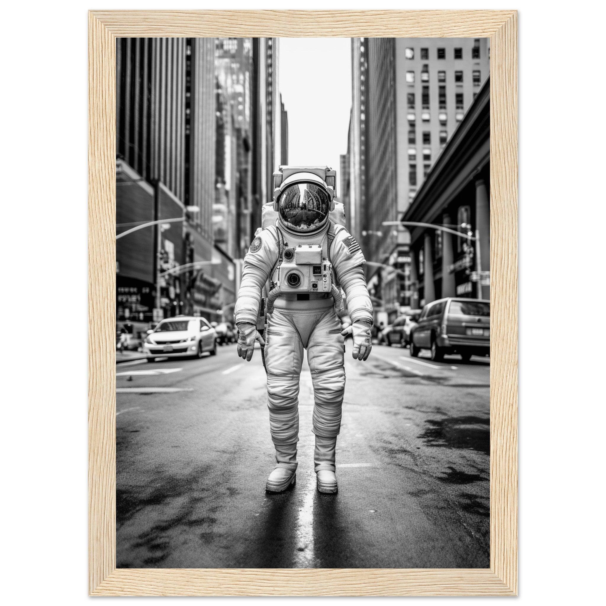 Astronaut 5th Avenue - Printree.ch AI, Andri Hofmann, Poster, Raumfahrt