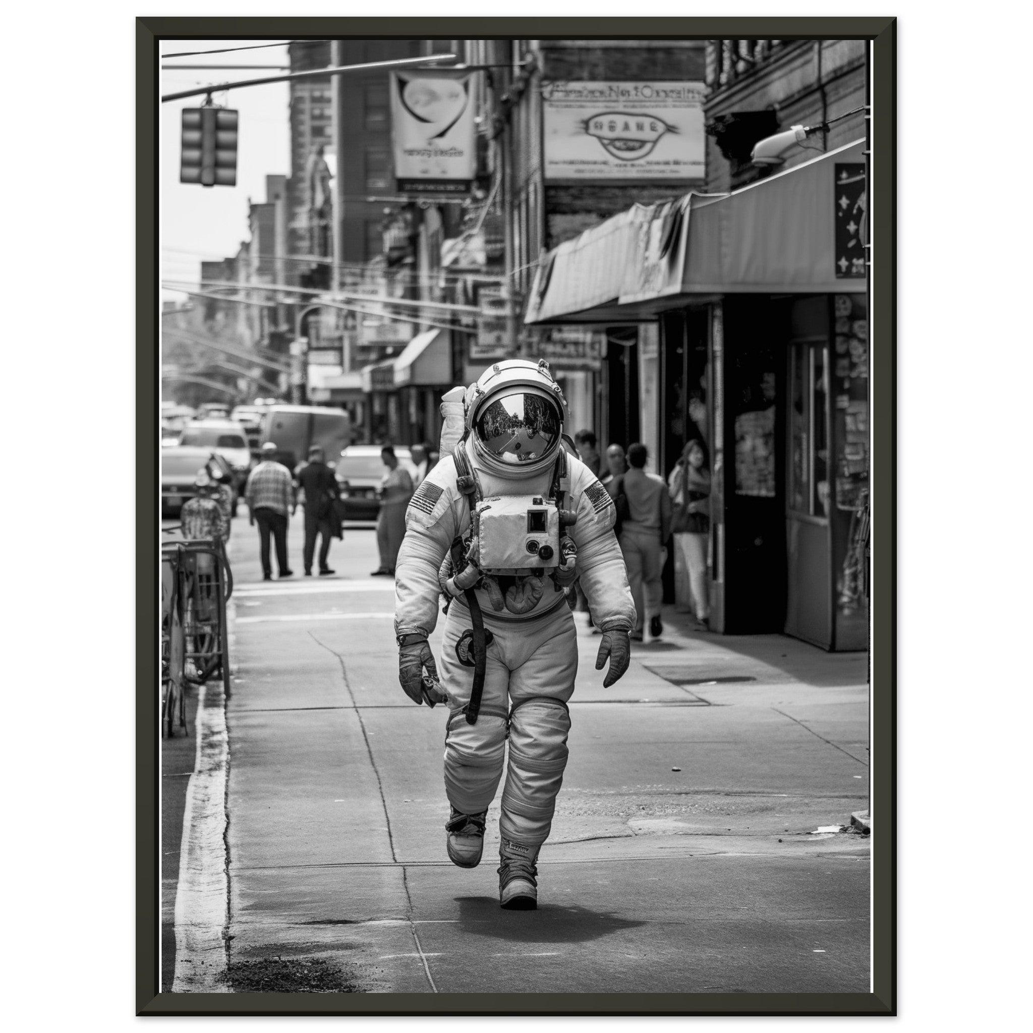 Astronaut Bronx - Printree.ch AI, Andri Hofmann, Poster, Raumfahrt