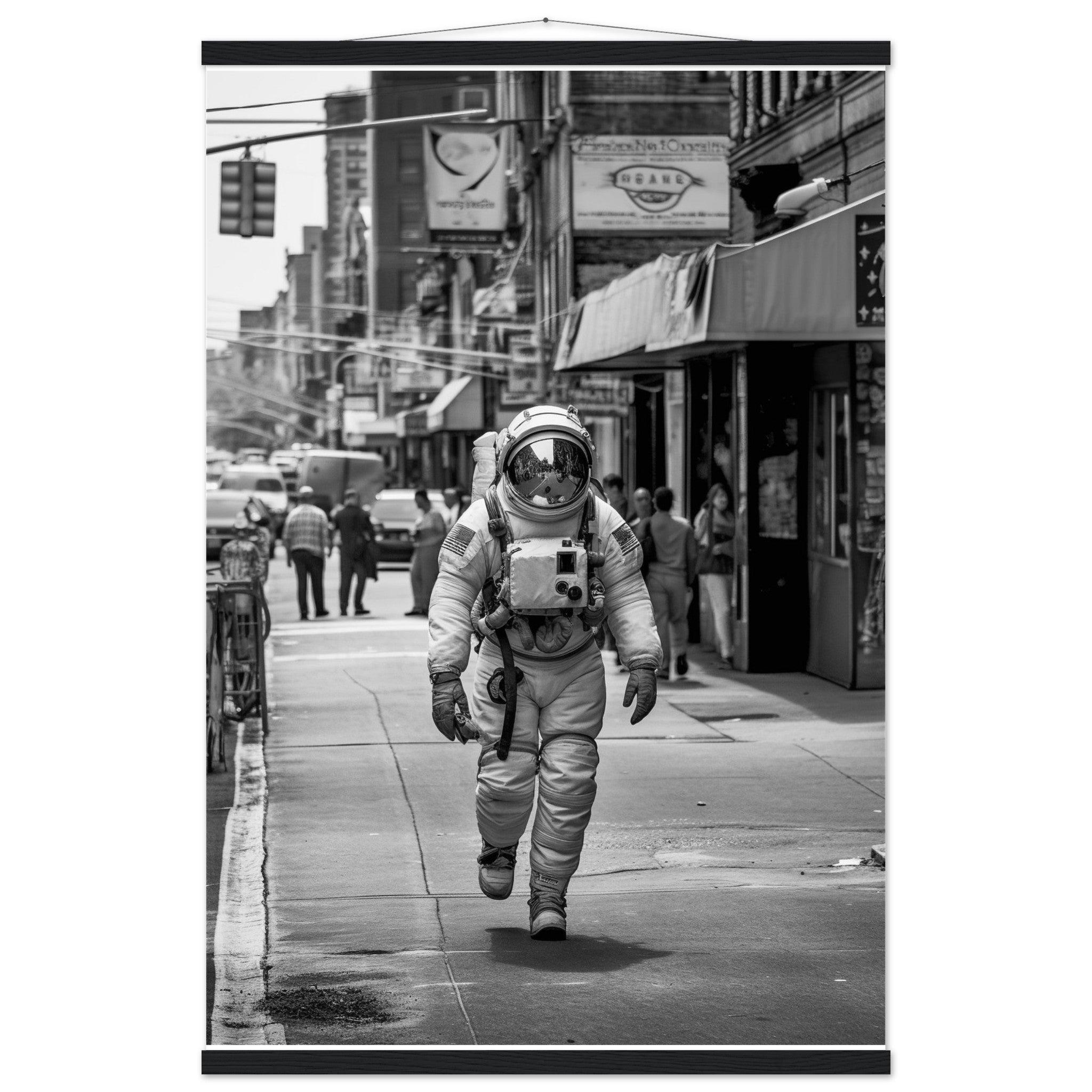 Astronaut Bronx - Printree.ch AI, Andri Hofmann, Poster, Raumfahrt