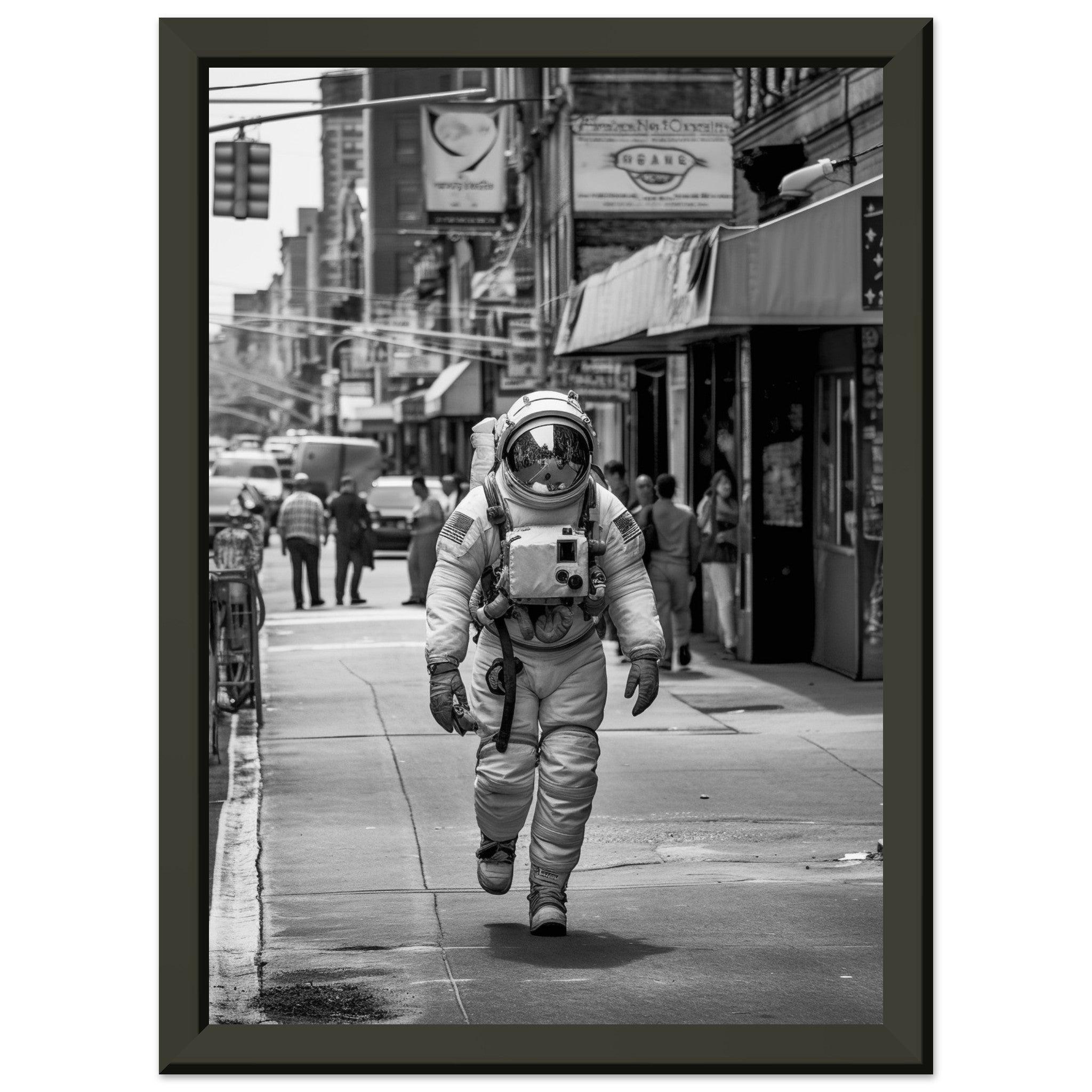 Astronaut Bronx - Printree.ch AI, Andri Hofmann, Poster, Raumfahrt