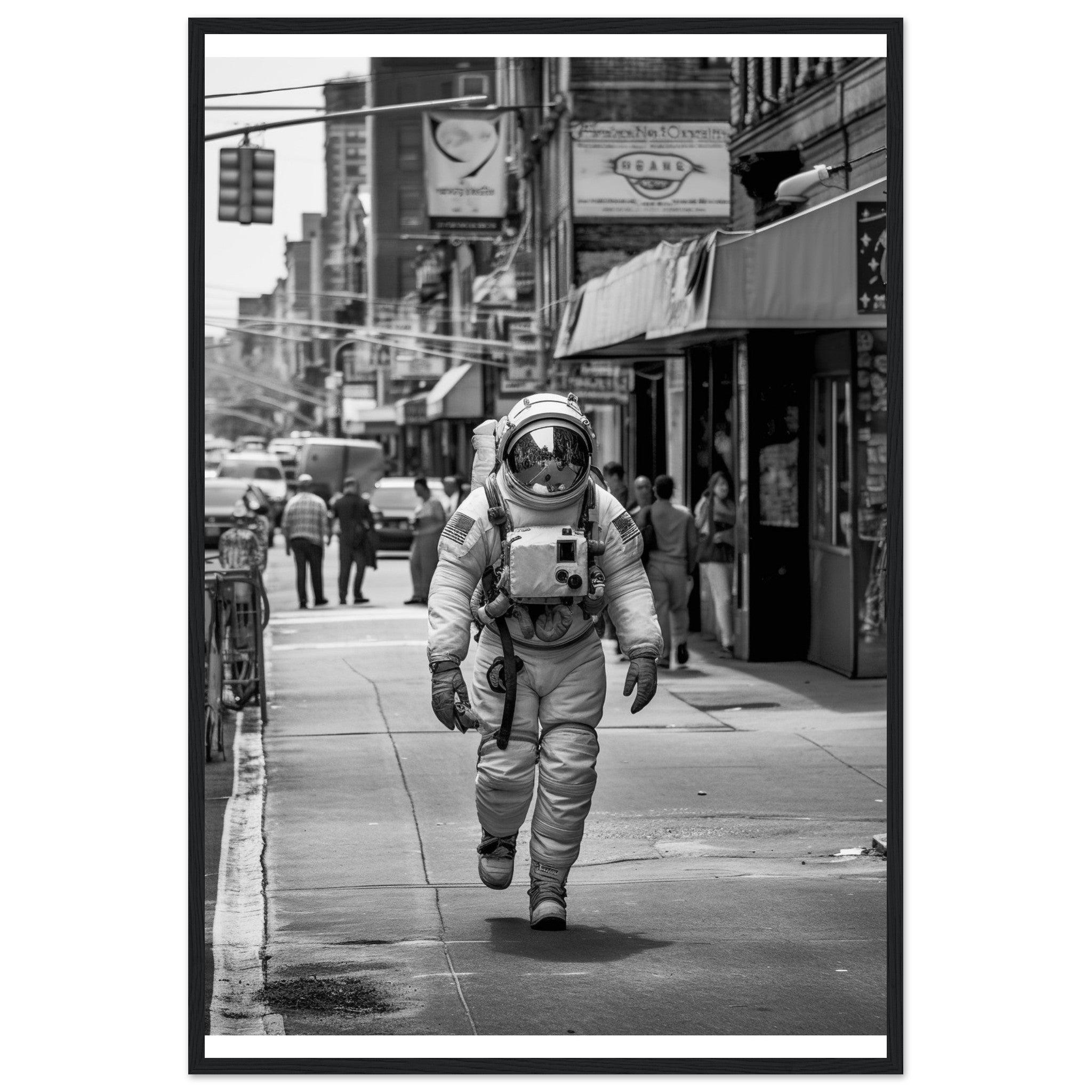 Astronaut Bronx - Printree.ch AI, Andri Hofmann, Poster, Raumfahrt