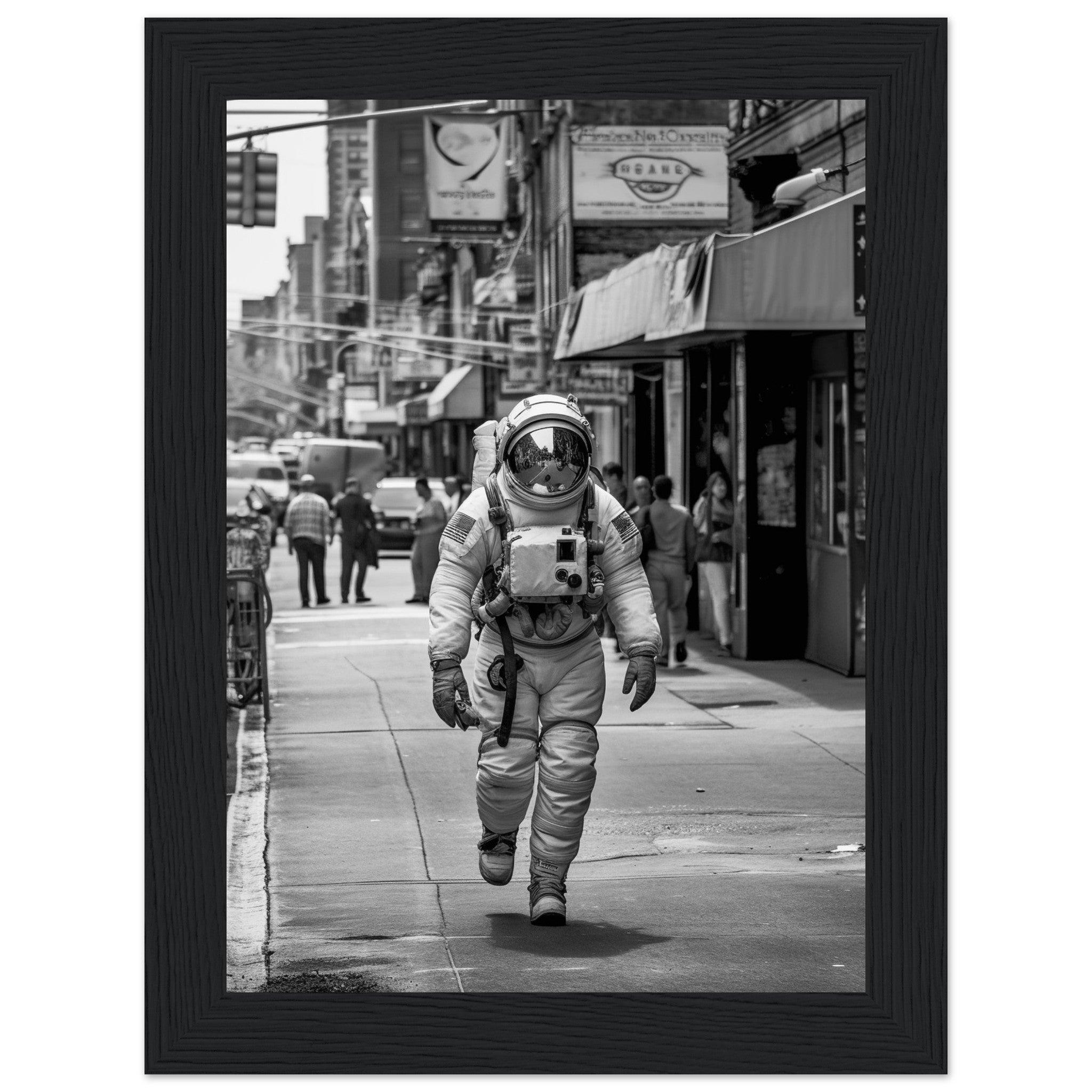 Astronaut Bronx - Printree.ch AI, Andri Hofmann, Poster, Raumfahrt