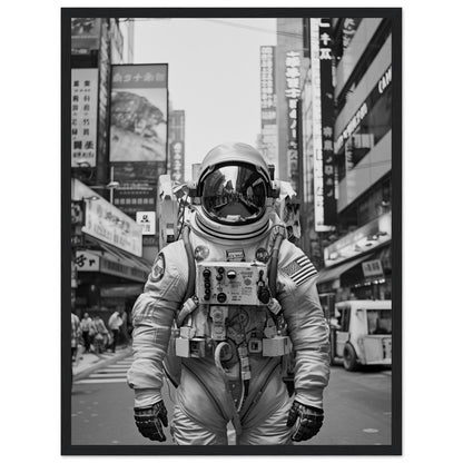 Astronaut Japan - Printree.ch AI, Andri Hofmann, Poster, Raumfahrt