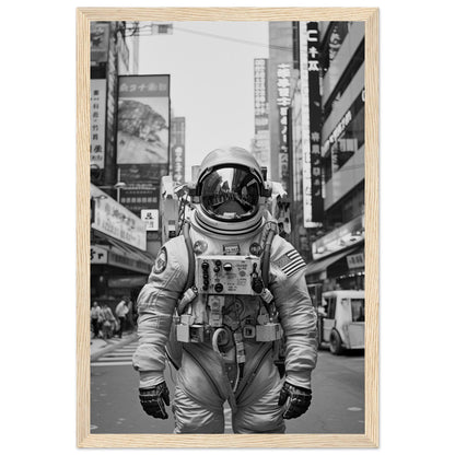 Astronaut Japan - Printree.ch AI, Andri Hofmann, Poster, Raumfahrt