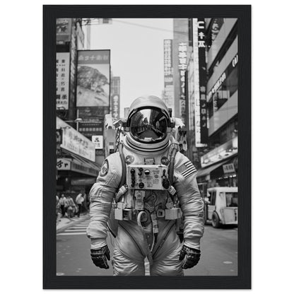 Astronaut Japan - Printree.ch AI, Andri Hofmann, Poster, Raumfahrt