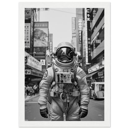 Astronaut Japan - Printree.ch AI, Andri Hofmann, Poster, Raumfahrt