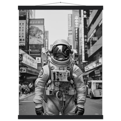 Astronaut Japan - Printree.ch AI, Andri Hofmann, Poster, Raumfahrt