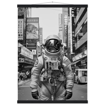 Astronaut Japan - Printree.ch AI, Andri Hofmann, Poster, Raumfahrt