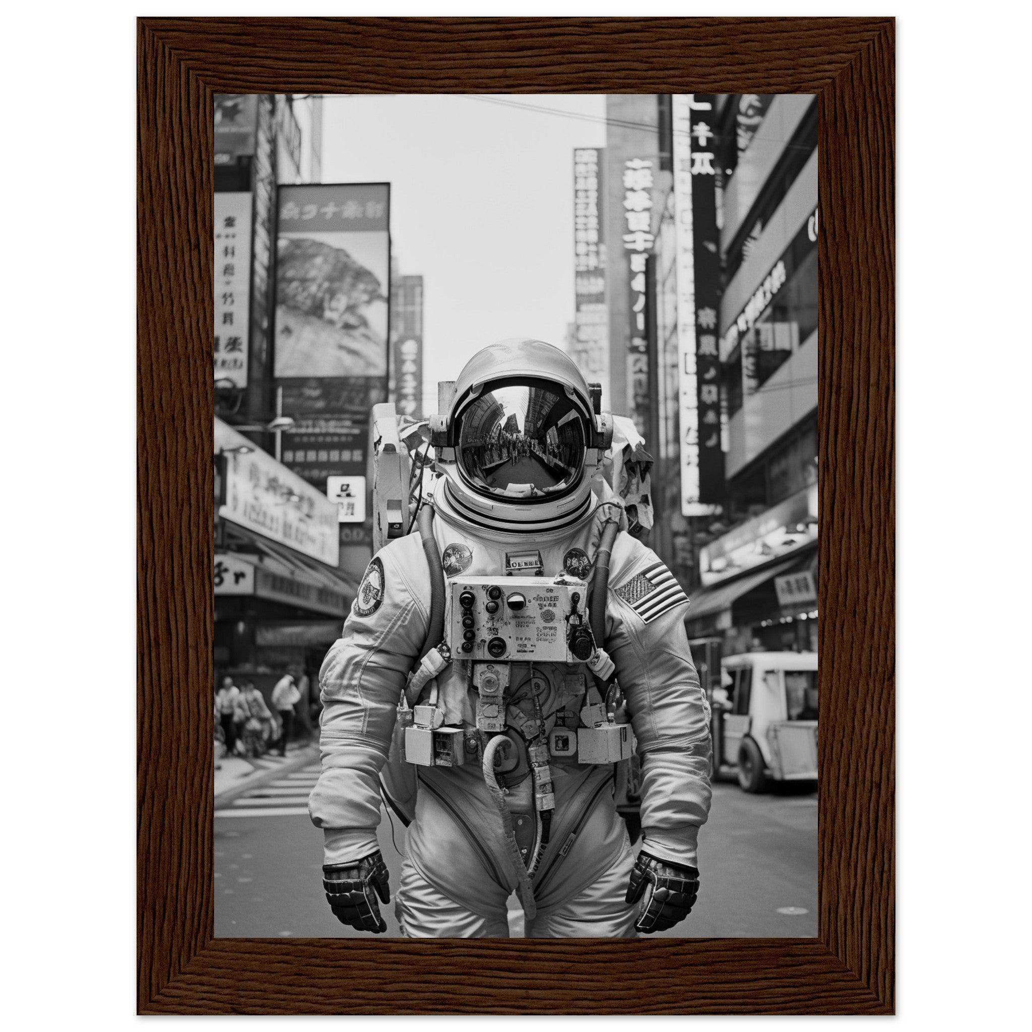 Astronaut Japan - Printree.ch AI, Andri Hofmann, Poster, Raumfahrt