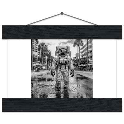 Astronaut Miami - Printree.ch AI, Andri Hofmann, Poster, Raumfahrt