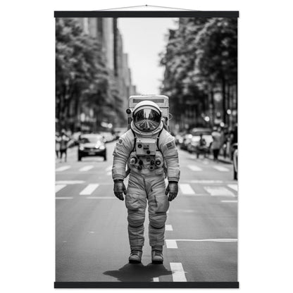 Astronaut Paris - Printree.ch AI, Andri Hofmann, Poster, Raumfahrt