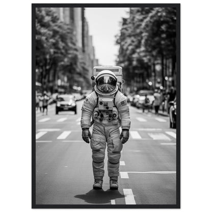 Astronaut Paris - Printree.ch AI, Andri Hofmann, Poster, Raumfahrt