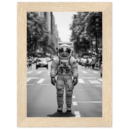 Astronaut Paris - Printree.ch AI, Andri Hofmann, Poster, Raumfahrt