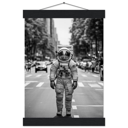 Astronaut Paris - Printree.ch AI, Andri Hofmann, Poster, Raumfahrt