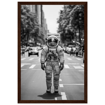 Astronaut Paris - Printree.ch AI, Andri Hofmann, Poster, Raumfahrt