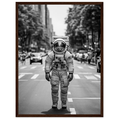 Astronaut Paris - Printree.ch AI, Andri Hofmann, Poster, Raumfahrt