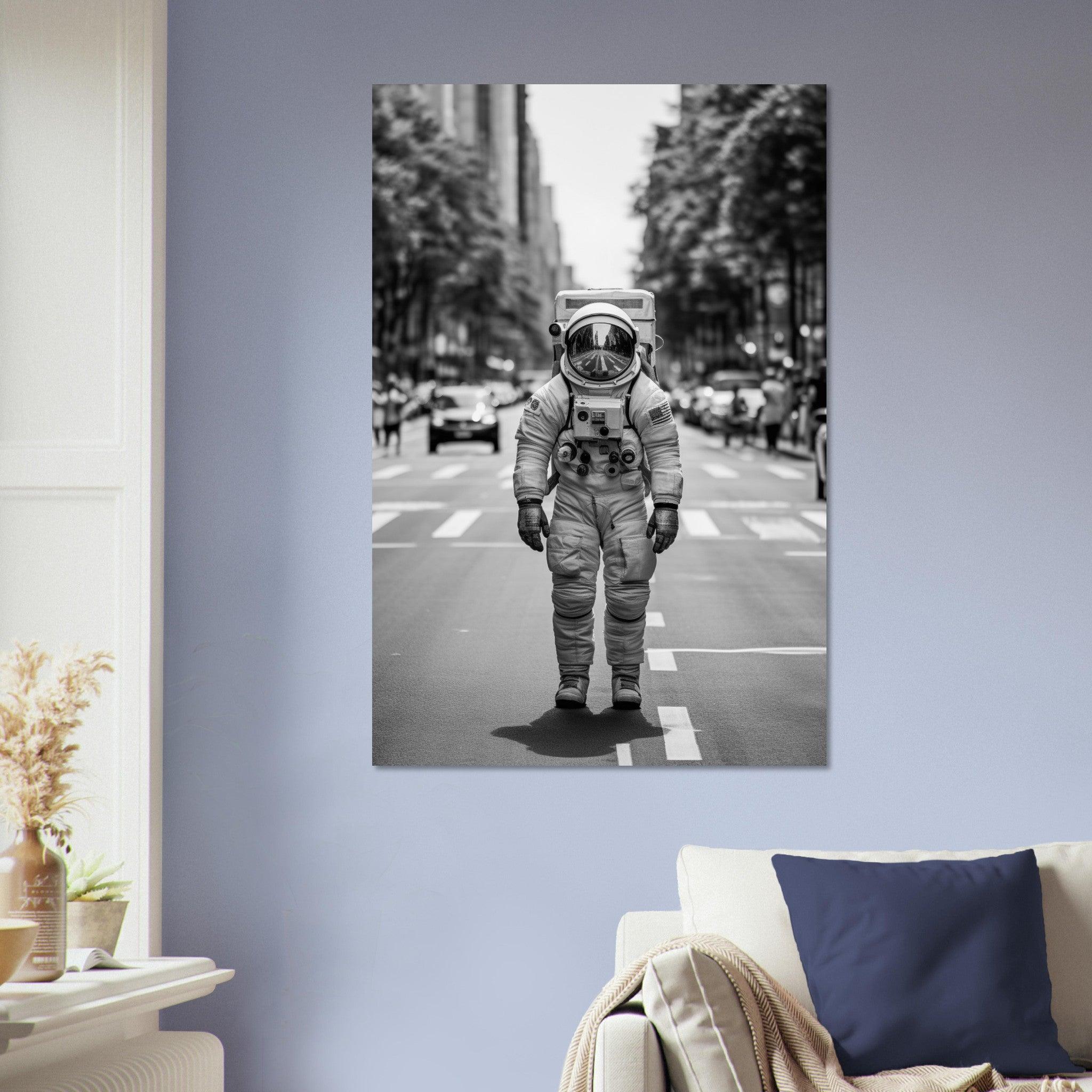 Astronaut Paris - Printree.ch AI, Andri Hofmann, Poster, Raumfahrt