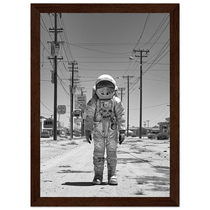 Astronaut Route66 - Printree.ch AI, Andri Hofmann, Poster, Raumfahrt