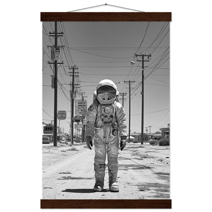 Astronaut Route66 - Printree.ch AI, Andri Hofmann, Poster, Raumfahrt