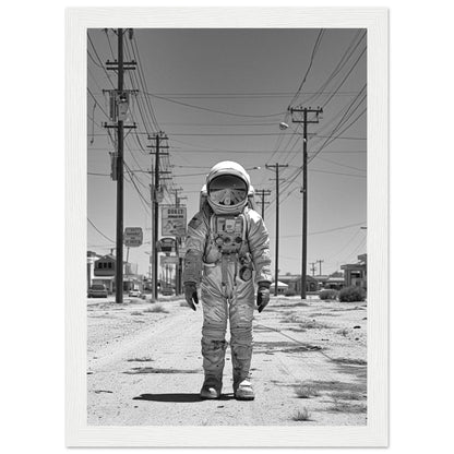 Astronaut Route66 - Printree.ch AI, Andri Hofmann, Poster, Raumfahrt