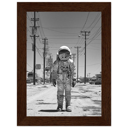 Astronaut Route66 - Printree.ch AI, Andri Hofmann, Poster, Raumfahrt