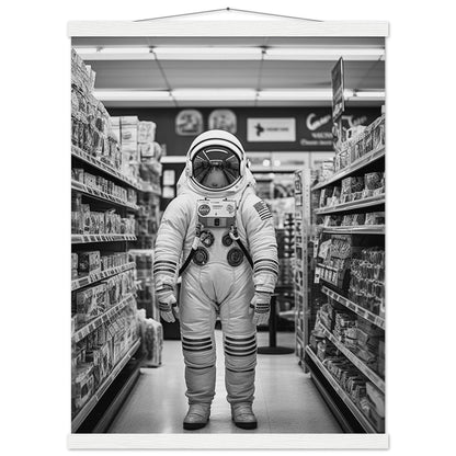 Astronaut Supermarket - Printree.ch AI, Andri Hofmann, Poster, Raumfahrt