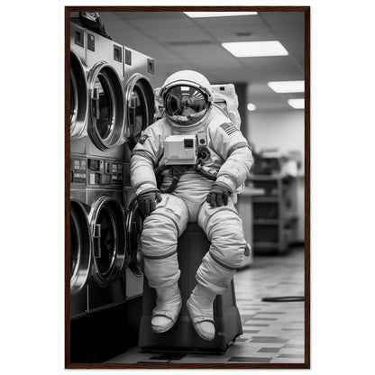 Astronaut Wäscherei (Laundry) - Printree.ch AI, Andri Hofmann, Poster, Raumfahrt