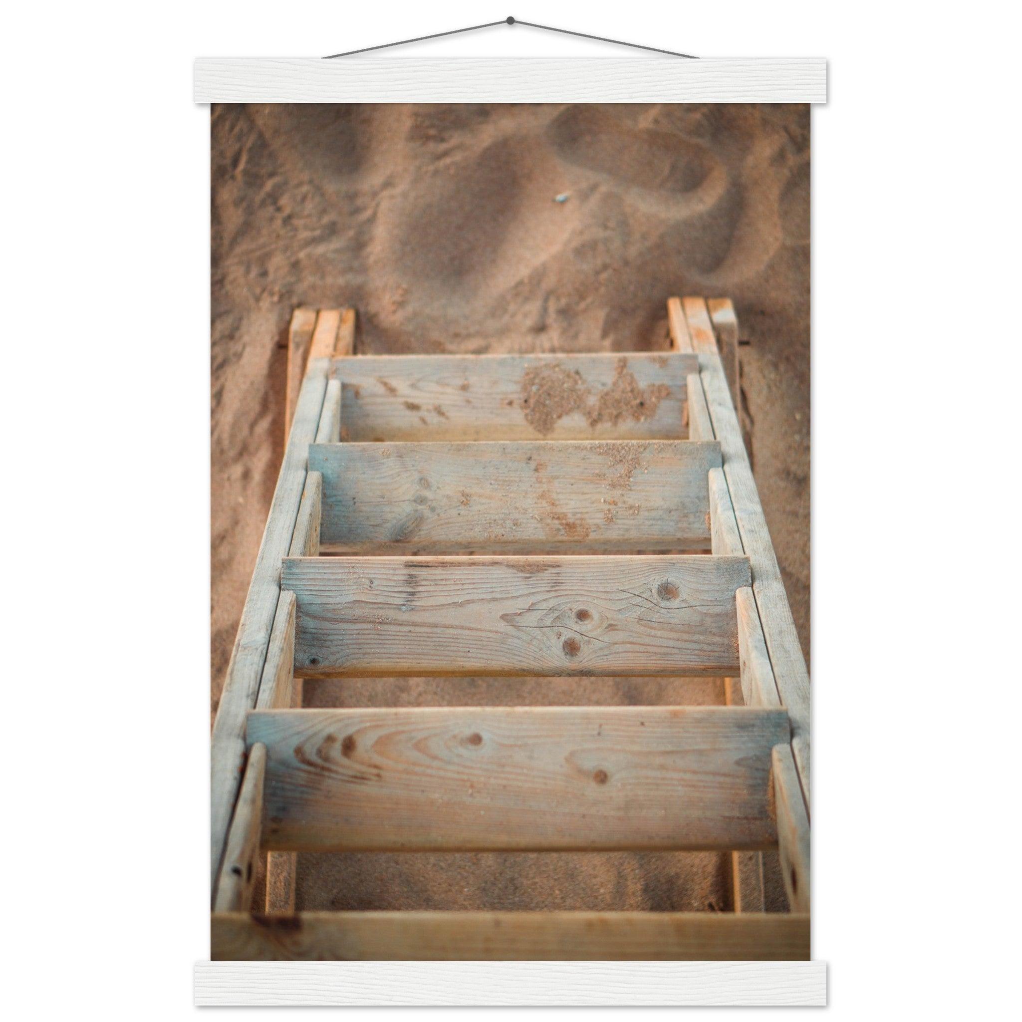 Treppe im Sand - Printree.ch Erholung, Foto, Fotografie, Küste, Küstenlandschaft, Meeresufer, Natur, Reisen, Sandstrand, Sommer, Strandtreppe, Strandzugang, Treppe, unsplash