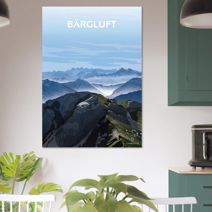 Bärgluft - Luzern - Printree.ch Alpenpanorama, Bergblick, Erholung, Freizeit, Landschaftsfotografie, Localspot, Luzern, Minimalismus, Natur, Poster