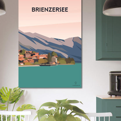 Brienzersee - Printree.ch denkmal, europa, gebäude, grossmünster, kirche, Localspot, Minimal, Minimalismus, reisen, schweiz, stadt, tourismus, turm, zürich