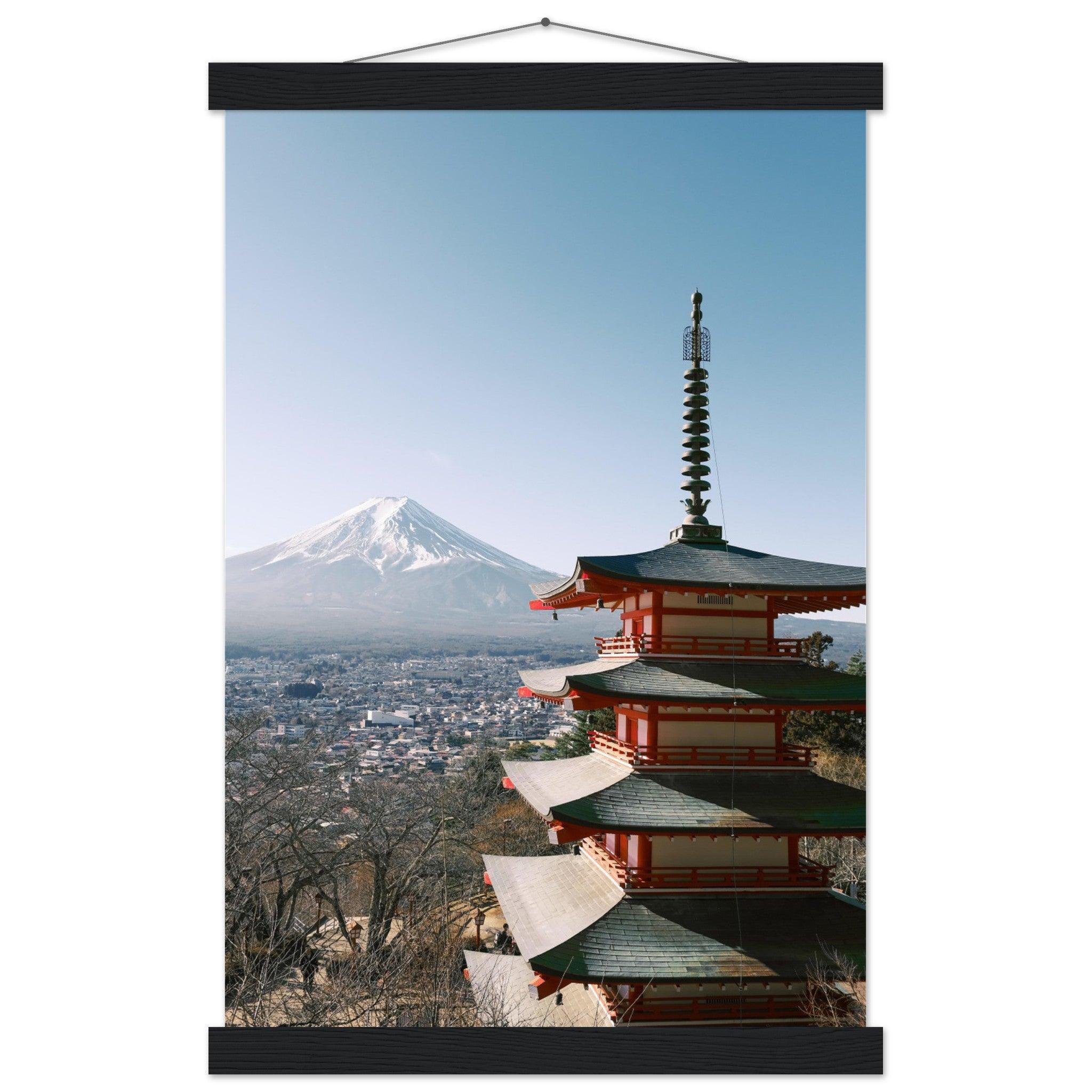 Chureito Pagode in Fujiyoshida, Yamanashi - Printree.ch Aussichtspunkt, Chureito-Pagode, Foto, Fotografie, Fotospot, Fuji-Berg, Fujiyoshida, Herbstlaub, Japan, japanische Kultur, Kirschblüten, Reisen, Sehenswürdigkeit, unsplash, Yamanashi