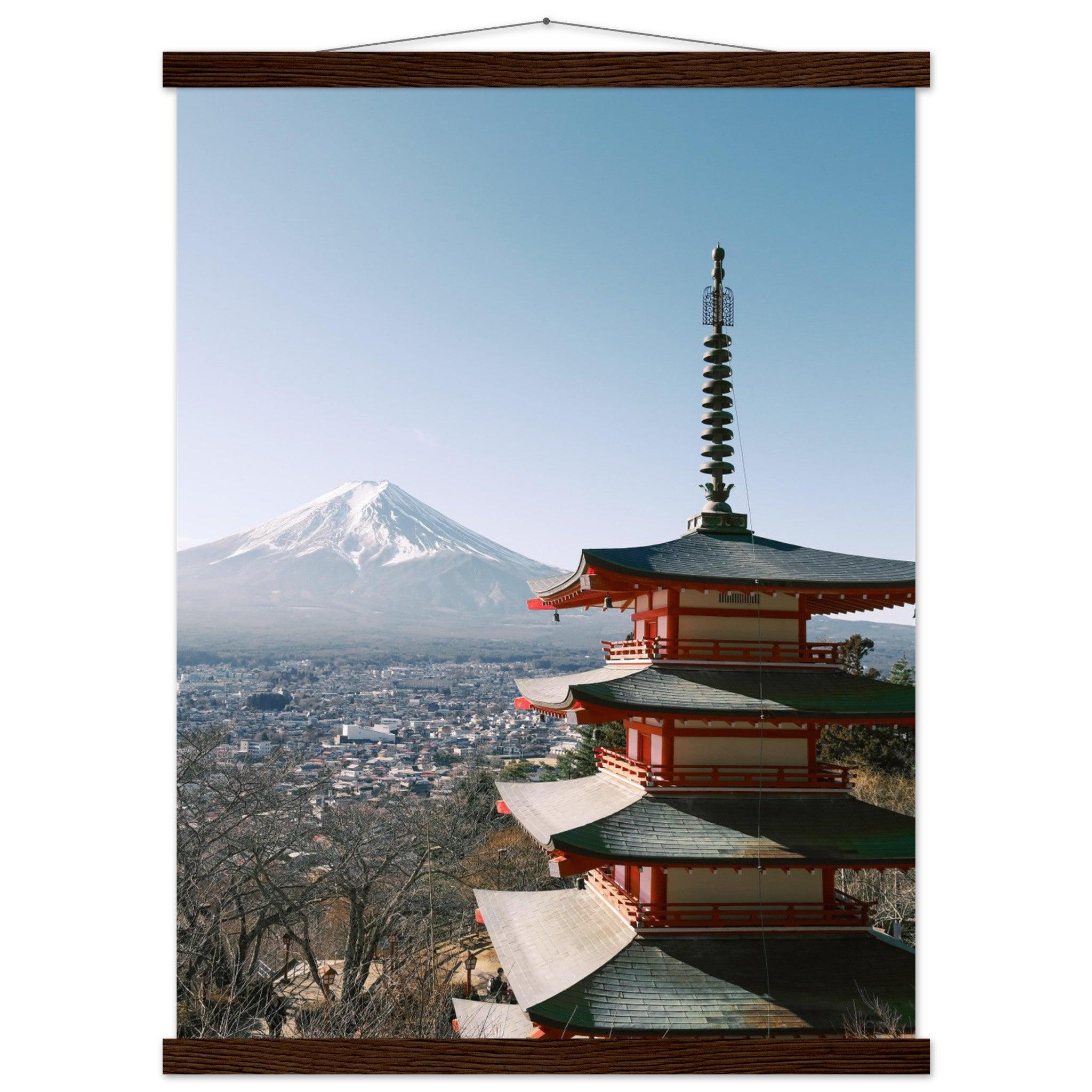 Chureito Pagode in Fujiyoshida, Yamanashi - Printree.ch Aussichtspunkt, Chureito-Pagode, Foto, Fotografie, Fotospot, Fuji-Berg, Fujiyoshida, Herbstlaub, Japan, japanische Kultur, Kirschblüten, Reisen, Sehenswürdigkeit, unsplash, Yamanashi