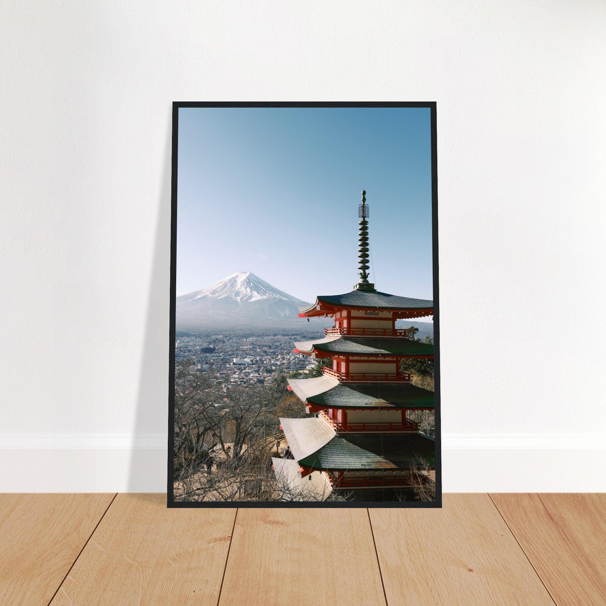 Chureito Pagode in Fujiyoshida, Yamanashi - Printree.ch Aussichtspunkt, Chureito-Pagode, Foto, Fotografie, Fotospot, Fuji-Berg, Fujiyoshida, Herbstlaub, Japan, japanische Kultur, Kirschblüten, Reisen, Sehenswürdigkeit, unsplash, Yamanashi