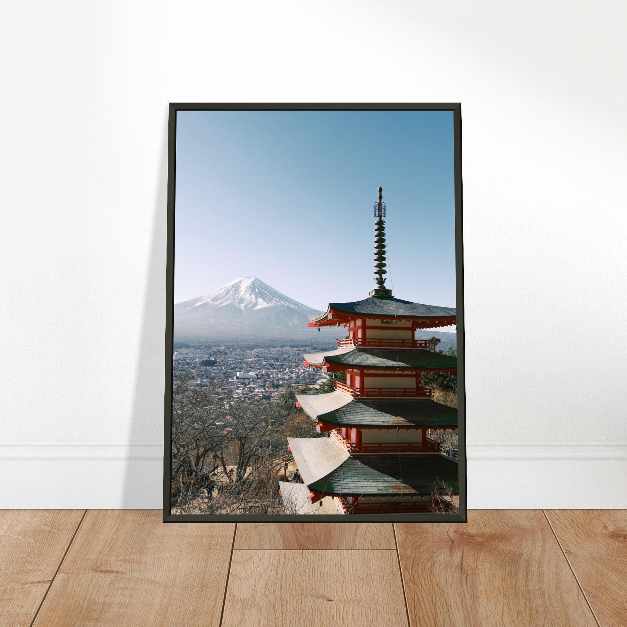 Chureito Pagode in Fujiyoshida, Yamanashi - Printree.ch Aussichtspunkt, Chureito-Pagode, Foto, Fotografie, Fotospot, Fuji-Berg, Fujiyoshida, Herbstlaub, Japan, japanische Kultur, Kirschblüten, Reisen, Sehenswürdigkeit, unsplash, Yamanashi