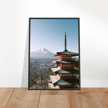 Chureito Pagode in Fujiyoshida, Yamanashi - Printree.ch Aussichtspunkt, Chureito-Pagode, Foto, Fotografie, Fotospot, Fuji-Berg, Fujiyoshida, Herbstlaub, Japan, japanische Kultur, Kirschblüten, Reisen, Sehenswürdigkeit, unsplash, Yamanashi