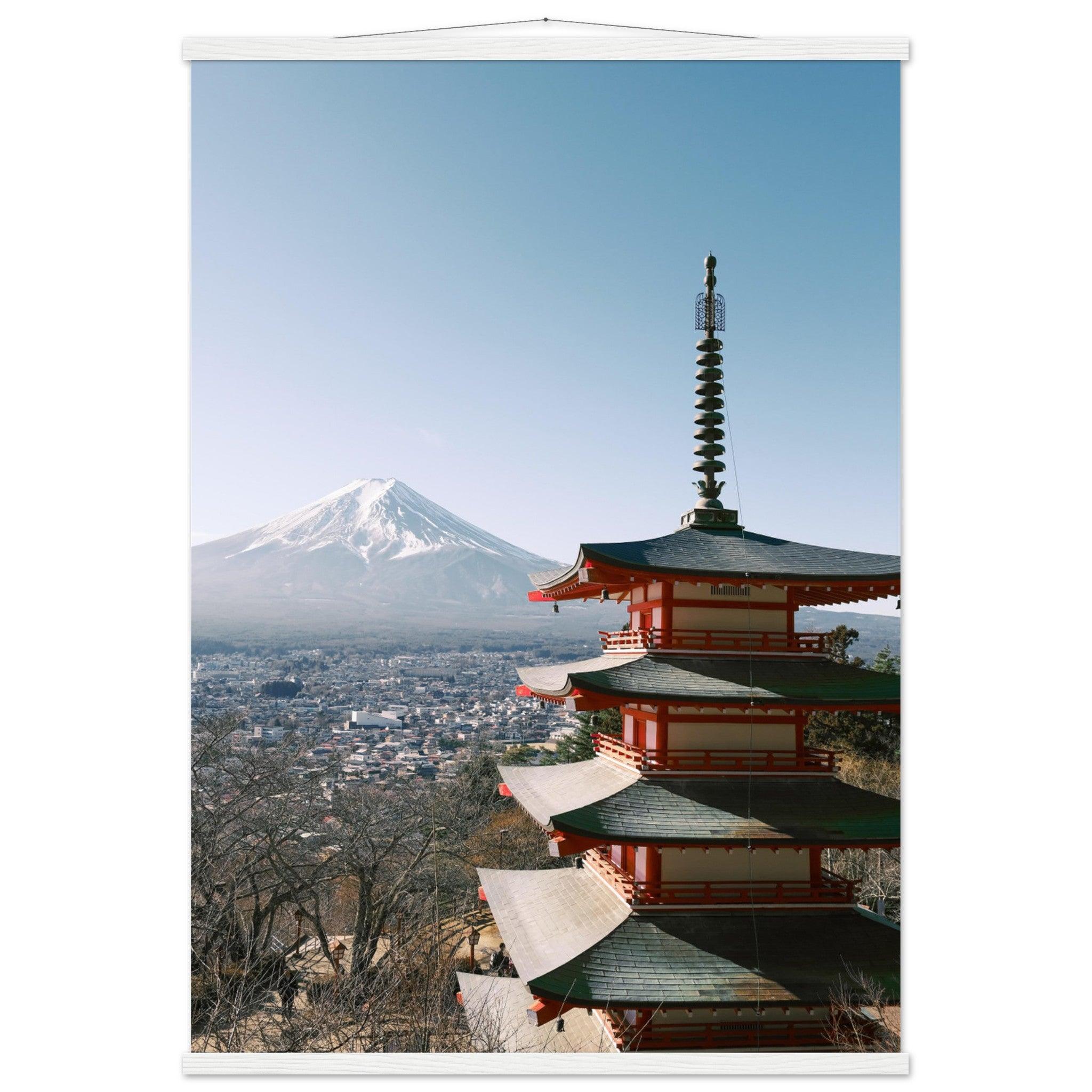 Chureito Pagode in Fujiyoshida, Yamanashi - Printree.ch Aussichtspunkt, Chureito-Pagode, Foto, Fotografie, Fotospot, Fuji-Berg, Fujiyoshida, Herbstlaub, Japan, japanische Kultur, Kirschblüten, Reisen, Sehenswürdigkeit, unsplash, Yamanashi