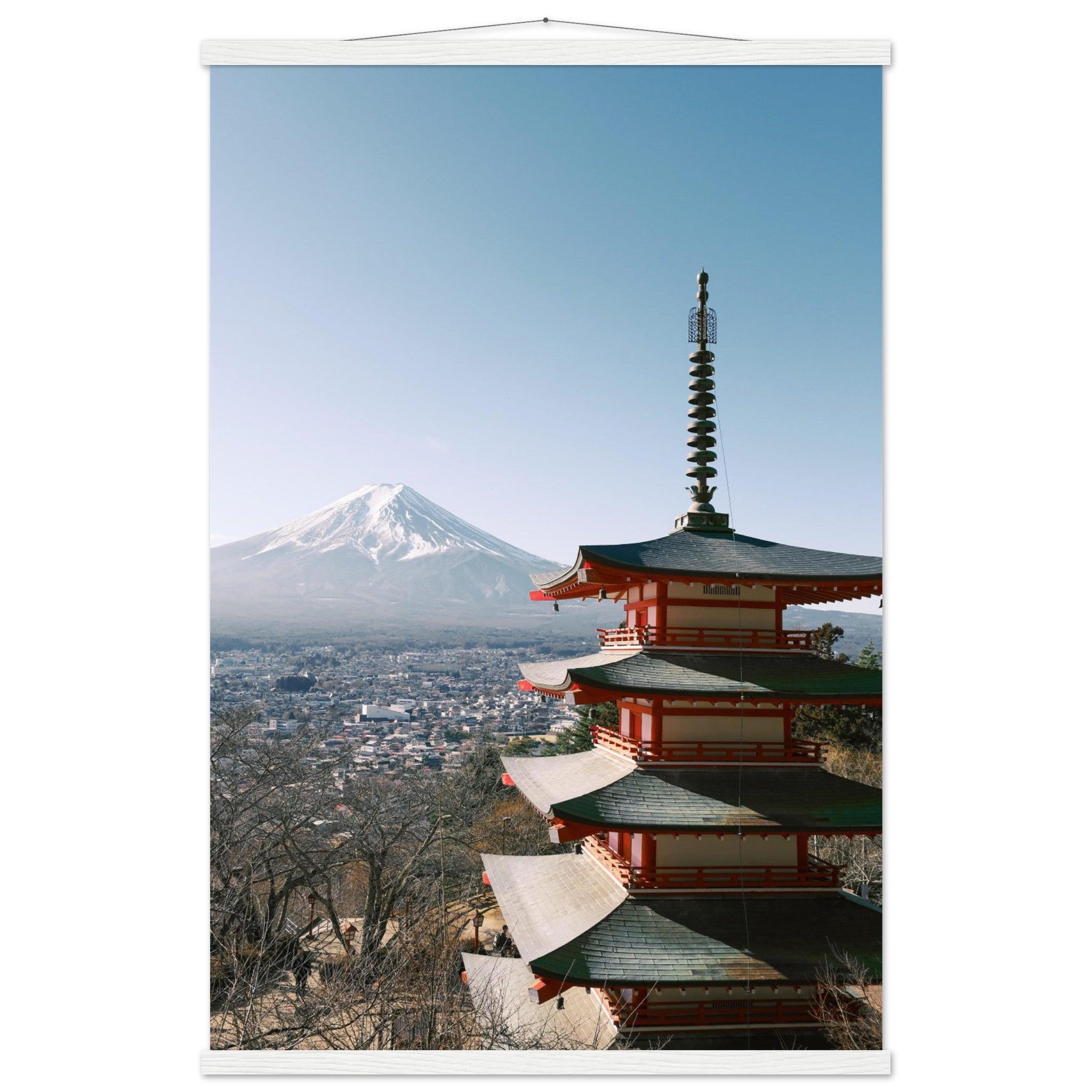 Chureito Pagode in Fujiyoshida, Yamanashi - Printree.ch Aussichtspunkt, Chureito-Pagode, Foto, Fotografie, Fotospot, Fuji-Berg, Fujiyoshida, Herbstlaub, Japan, japanische Kultur, Kirschblüten, Reisen, Sehenswürdigkeit, unsplash, Yamanashi